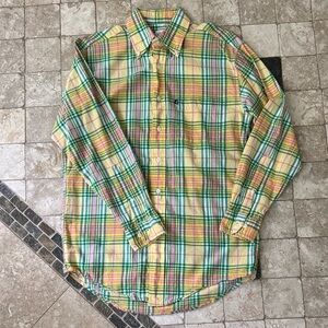 Brooks Multicolor Plaid Button Down Shirt
